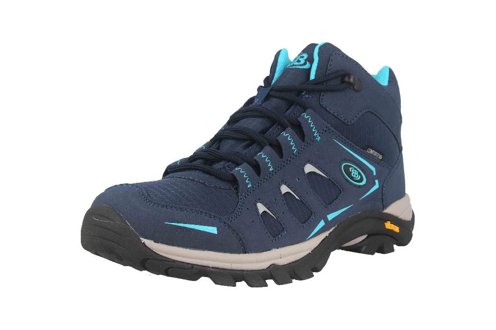 Brütting Mount Frakes High Trekkingschuhe in Übergrößen Blau 221260 große Damenschuhe Super Rabatt
