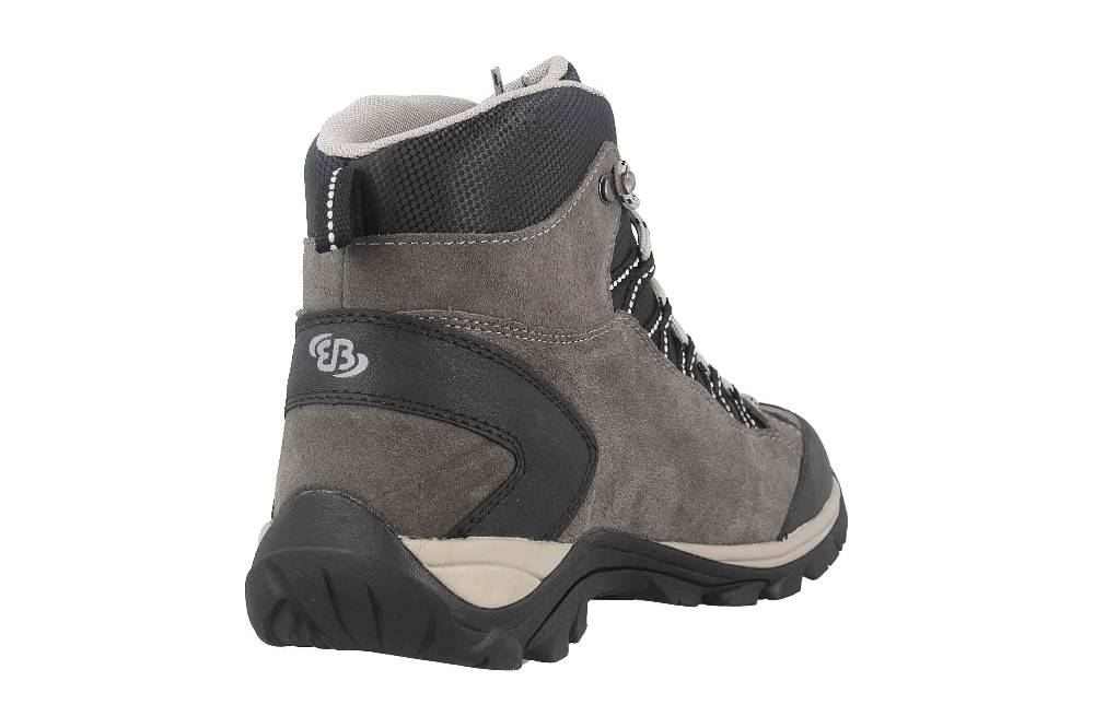 Brütting Mount Bona High Trekkingschuhe in Übergrößen Grau 221080 große Damenschuhe 50% Rabatt mit kostenlosem Versand