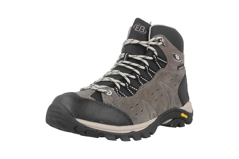 Brütting Mount Bona High Trekkingschuhe in Übergrößen Grau 221080 große Damenschuhe 50% Rabatt mit kostenlosem Versand