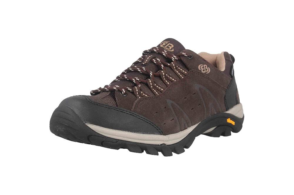Brütting Mount Bona Low Trekkingschuhe in Übergrößen Braun 211310 große Damenschuhe Fabrikladen