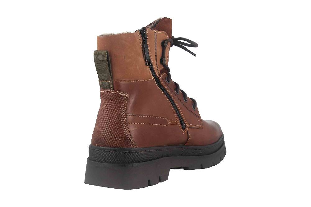 Fretz Men Zoran Boots in Übergrößen Braun 2413.8471-82 große Herrenschuhe Speichern exportieren