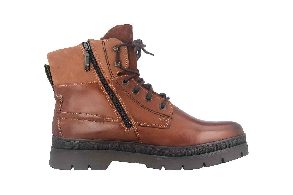 Fretz Men Zoran Boots in Übergrößen Braun 2413.8471-82 große Herrenschuhe Speichern exportieren