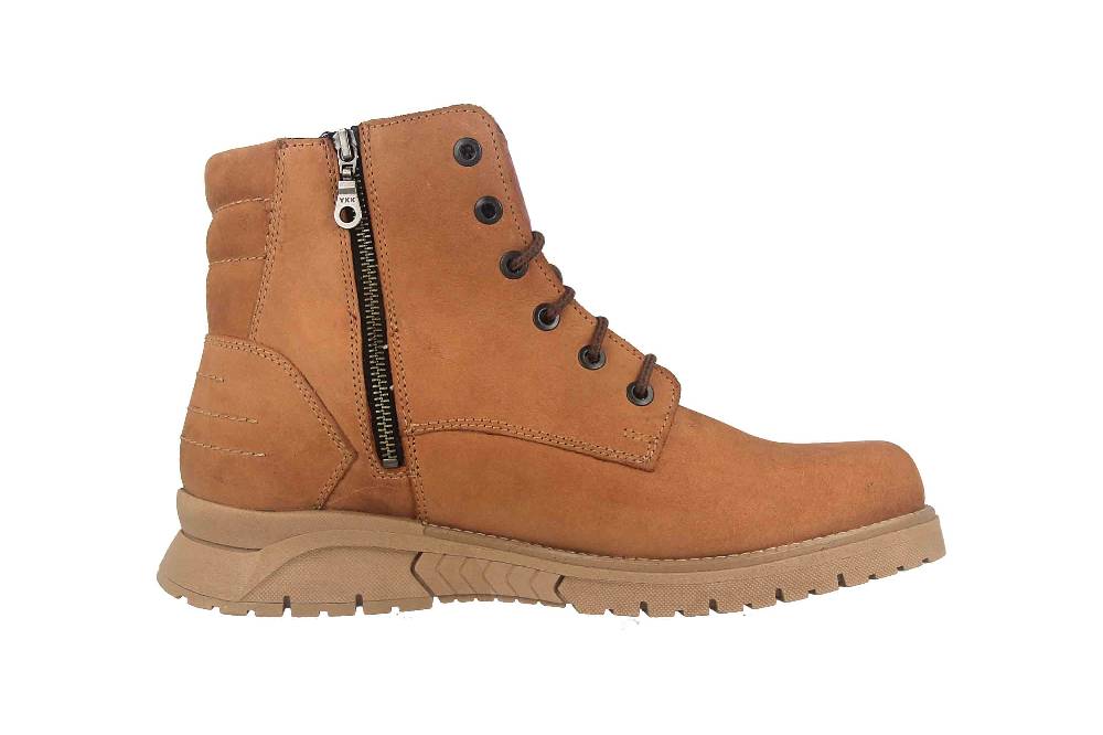 Fretz Men Cooper Boots in Übergrößen Braun 1334.1416-89 große Herrenschuhe Black Friday Preise