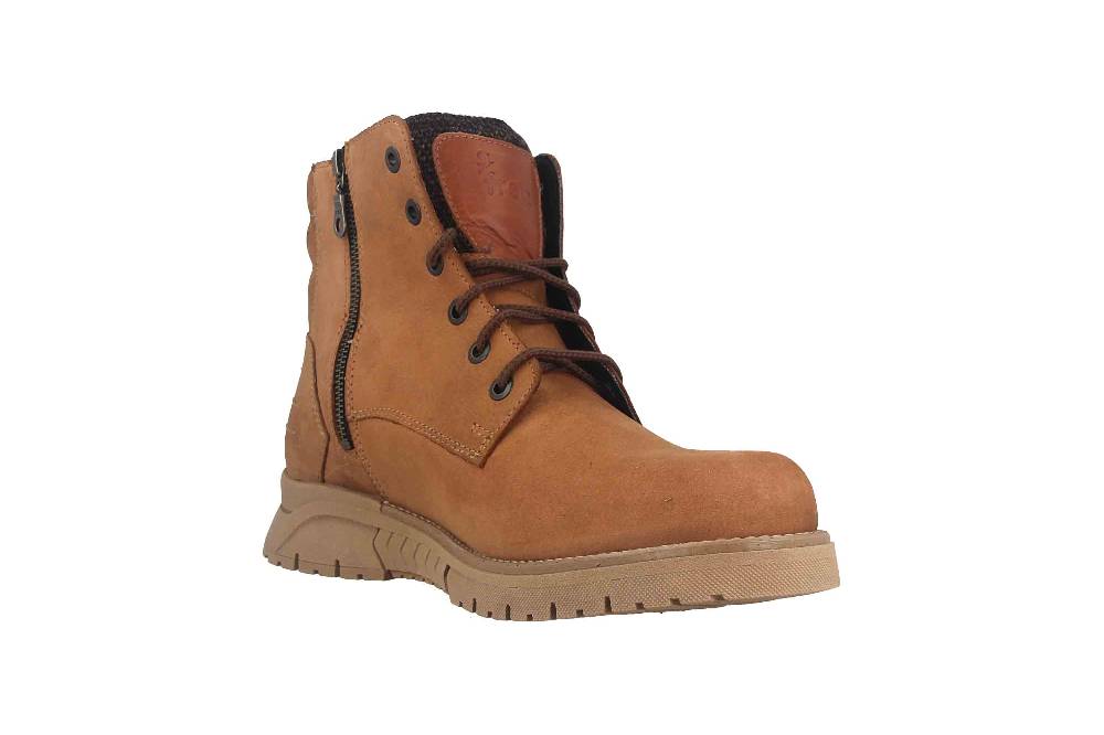 Fretz Men Cooper Boots in Übergrößen Braun 1334.1416-89 große Herrenschuhe Black Friday Preise