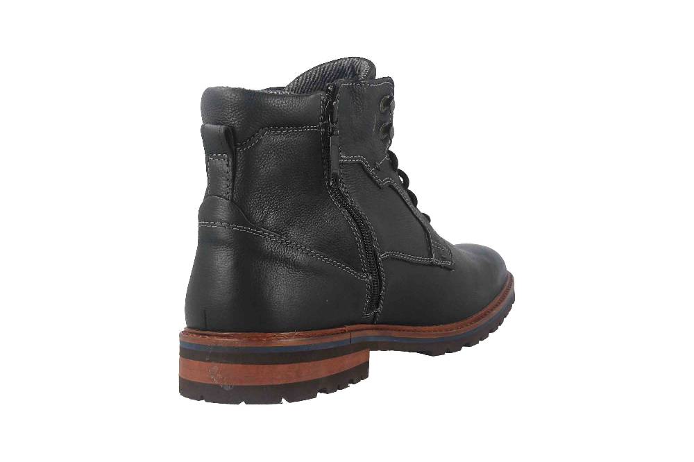 Fretz Men Milano Boots in Übergrößen Schwarz 6331.9712-51 große Herrenschuhe zollfrei