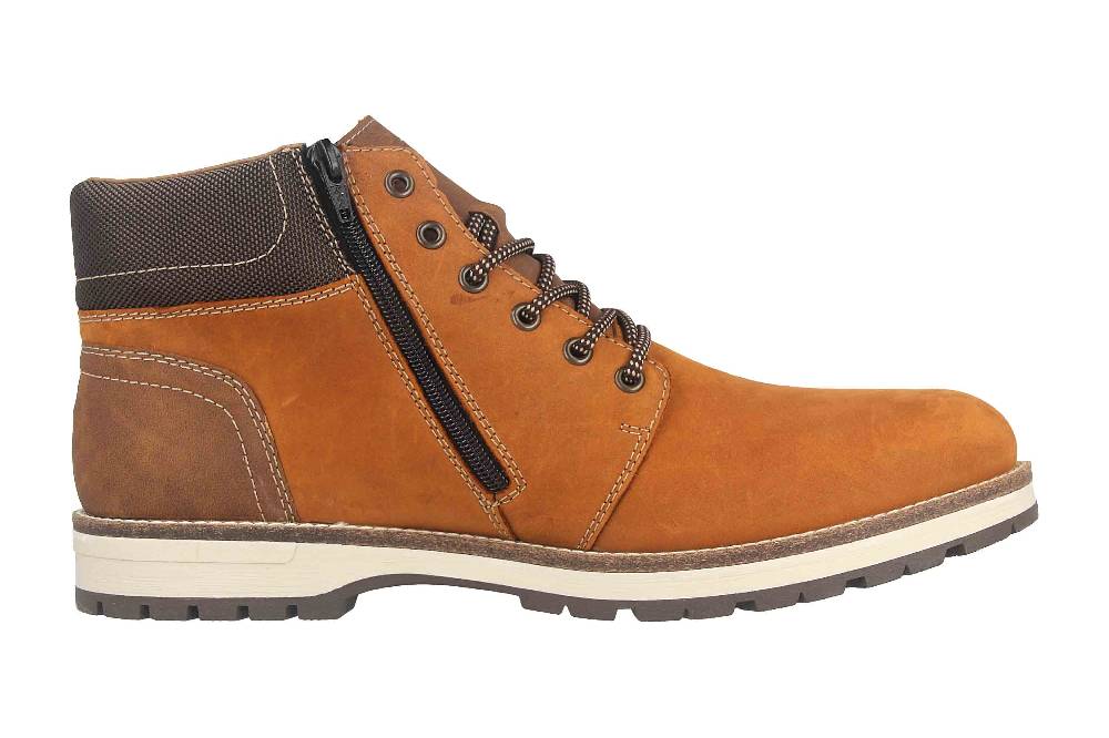 Rieker Stiefel in Übergrößen Gelb F3934-68 große Herrenschuhe 50% Rabatt für begrenzte Zeit