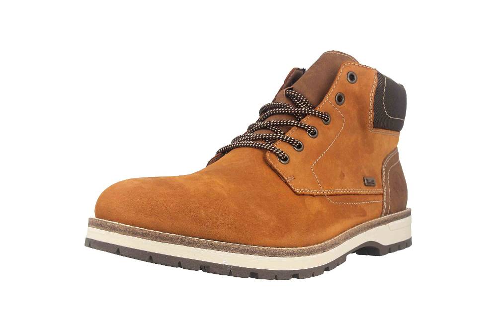 Rieker Stiefel in Übergrößen Gelb F3934-68 große Herrenschuhe 50% Rabatt für begrenzte Zeit