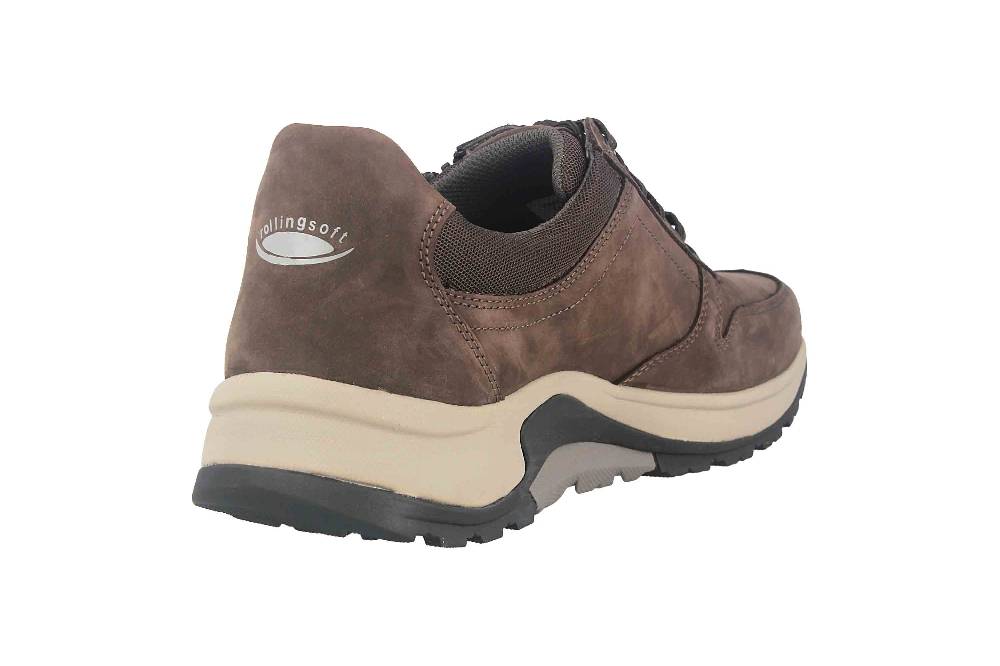 Pius Gabor rollingsoft Sneaker in Übergrößen Braun 8000.14.18 große Herrenschuhe 2025