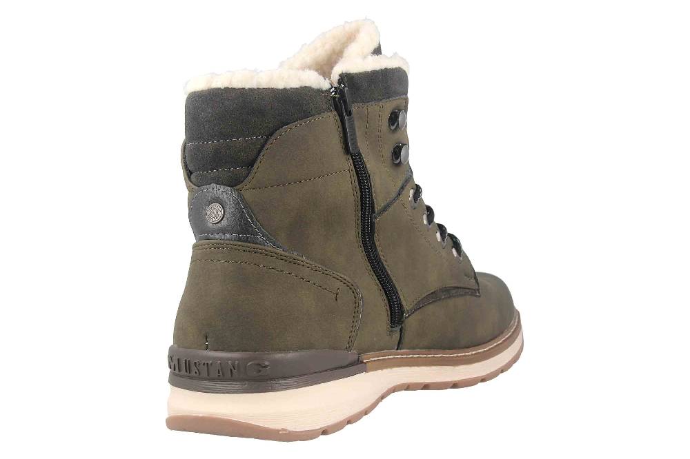 Mustang Shoes Boots in Übergrößen Grün 4141-604-770 große Herrenschuhe Verkauf