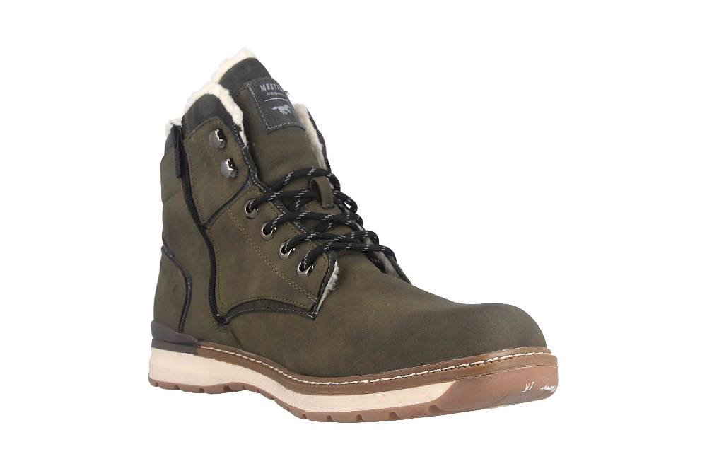 Mustang Shoes Boots in Übergrößen Grün 4141-604-770 große Herrenschuhe Verkauf