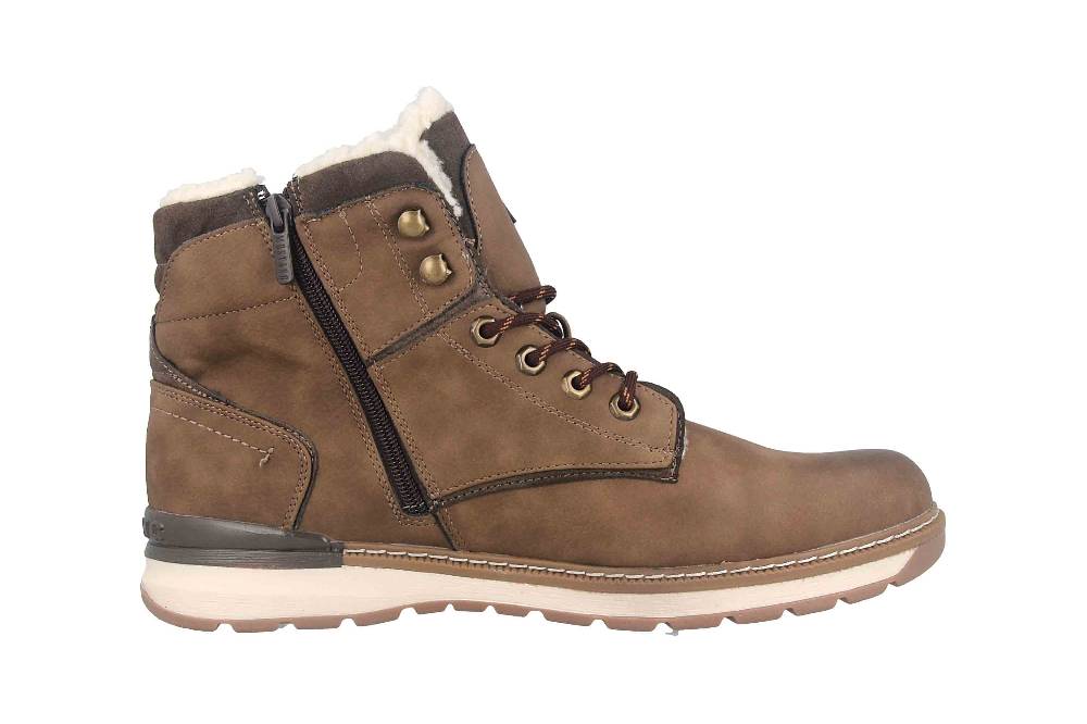 Mustang Shoes Boots in Übergrößen Braun 4141-604-3 große Herrenschuhe Angebote