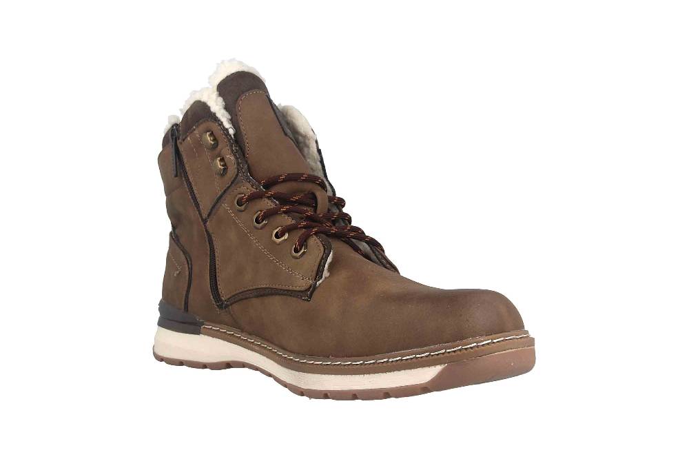 Mustang Shoes Boots in Übergrößen Braun 4141-604-3 große Herrenschuhe Angebote