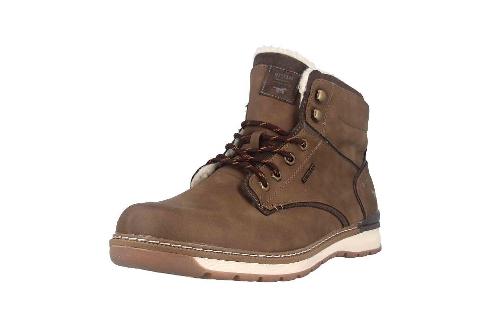 Mustang Shoes Boots in Übergrößen Braun 4141-604-3 große Herrenschuhe Angebote