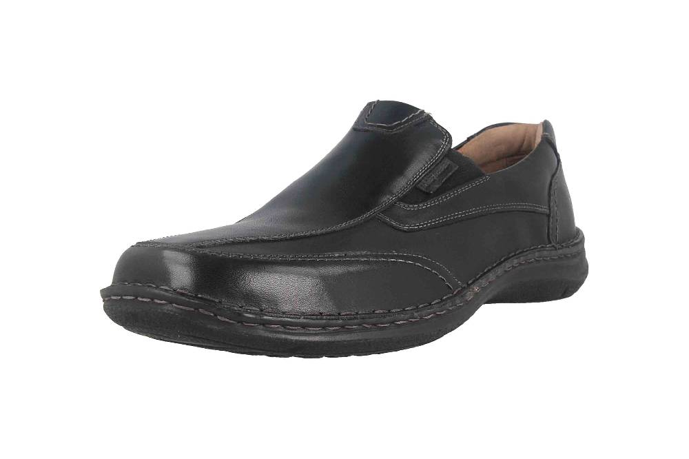 Josef Seibel Anvers 67 Halbschuhe in Übergrößen Schwarz 43621 859 100 große Herrenschuhe Günstiger Verkauf