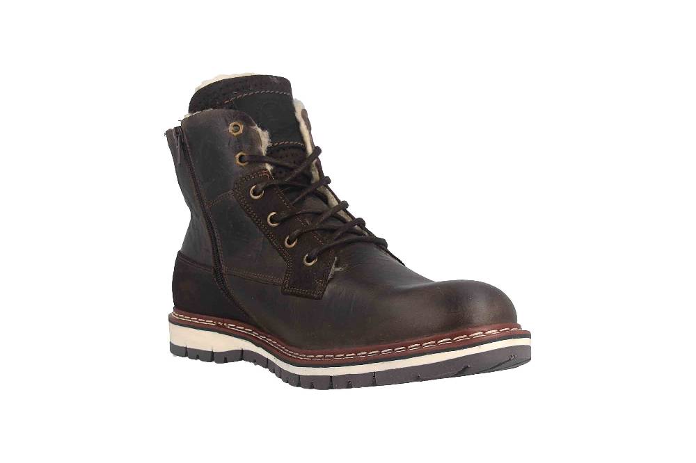 Bullboxer AKHIL MID LACE II Boots in Übergrößen Braun 877K55858AP134SU39/877K55858AP134SU88 große Herrenschuhe Flash Sale