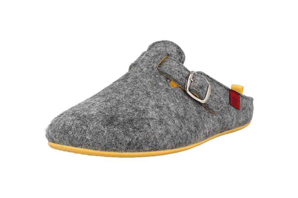 Andres Machado Clogs & Hausschuhe in Übergrößen Grau Val Grey Yellow/ Herren große Herrenschuhe Saisonschlussverkauf