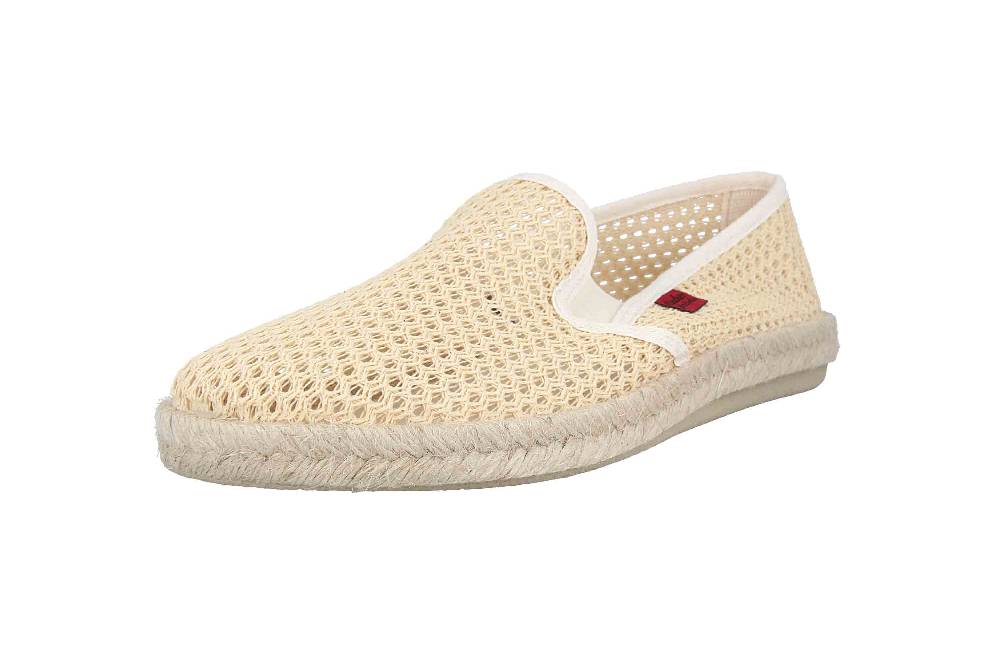 Andres Machado Slipper in Übergrößen Beige AM500 Rejilla Beige/ Herren große Herrenschuhe Weihnachtsangebot