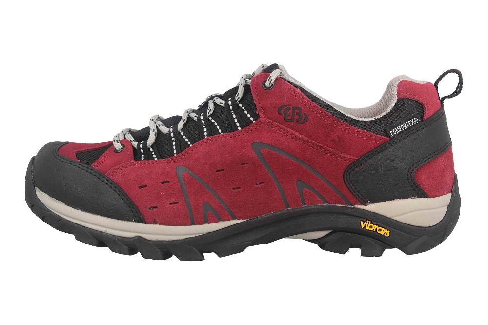 Brütting Mount Bona Low Trekkingschuhe in Übergrößen Bordeaux 211308 große Damenschuhe Valentinstagsangebot