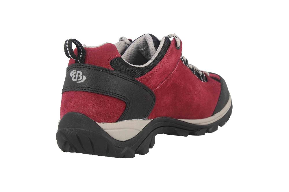 Brütting Mount Bona Low Trekkingschuhe in Übergrößen Bordeaux 211308 große Damenschuhe Valentinstagsangebot
