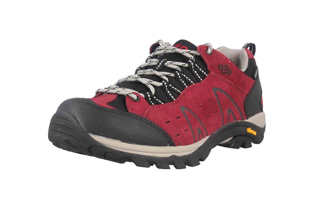 Brütting Mount Bona Low Trekkingschuhe in Übergrößen Bordeaux 211308 große Damenschuhe Valentinstagsangebot