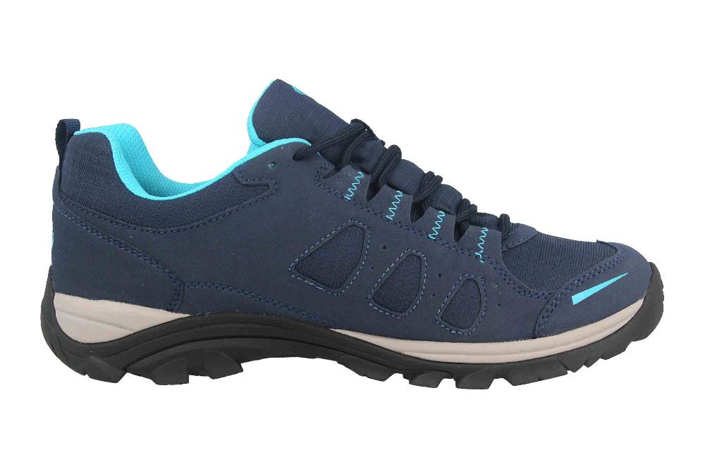 Brütting Mount Frakes Low Trekkingschuhe in Übergrößen Blau 211306 große Damenschuhe Jubiläumsangebot