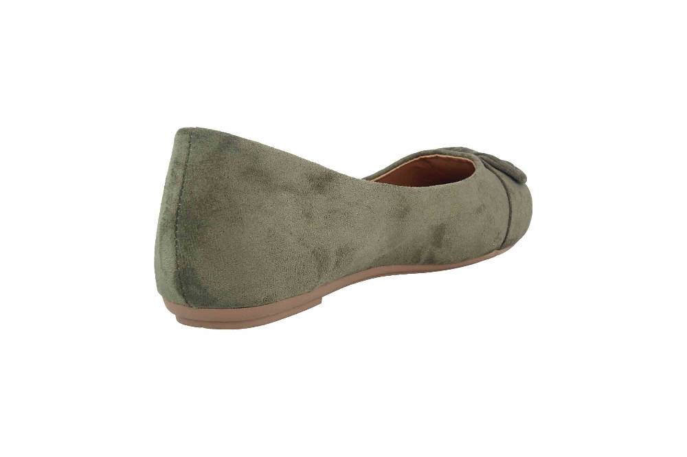 Fitters Footwear Claire Ballerinas in Übergrößen Grün 2.589647 Green große Damenschuhe Blitzangebot