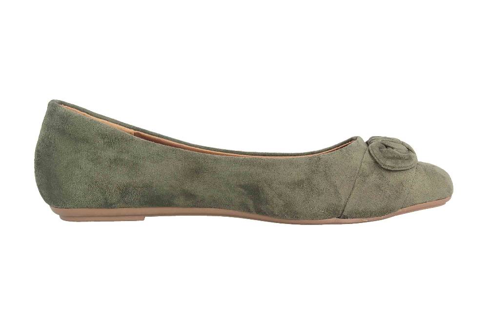 Fitters Footwear Claire Ballerinas in Übergrößen Grün 2.589647 Green große Damenschuhe Blitzangebot
