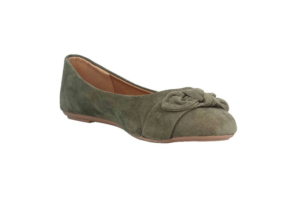 Fitters Footwear Claire Ballerinas in Übergrößen Grün 2.589647 Green große Damenschuhe Blitzangebot