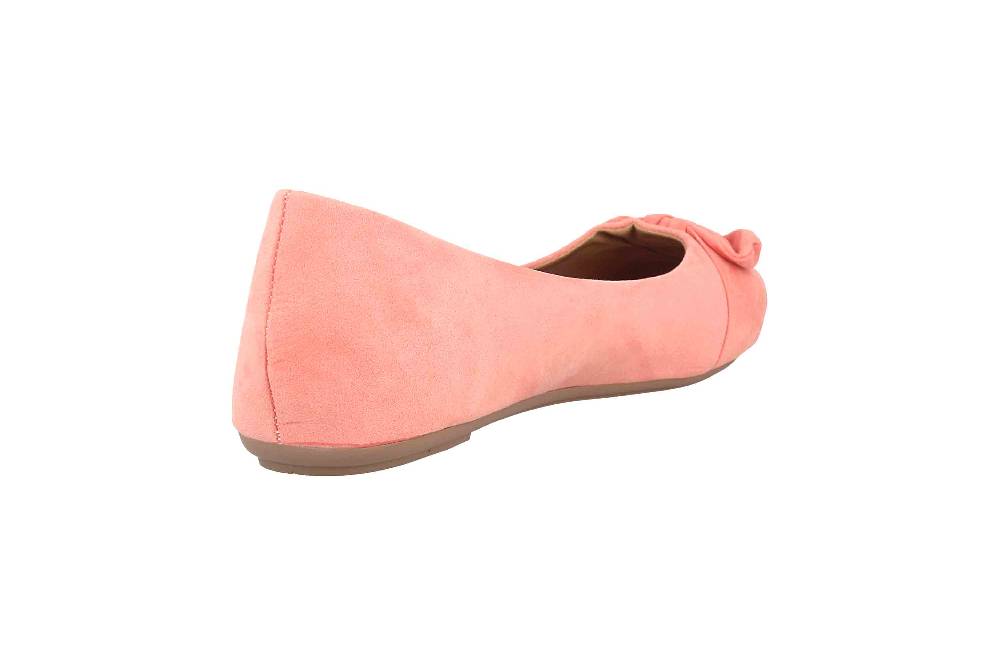 Fitters Footwear Claire Ballerinas in Übergrößen Rosa 2.589647 Coral große Damenschuhe Große Rabatte