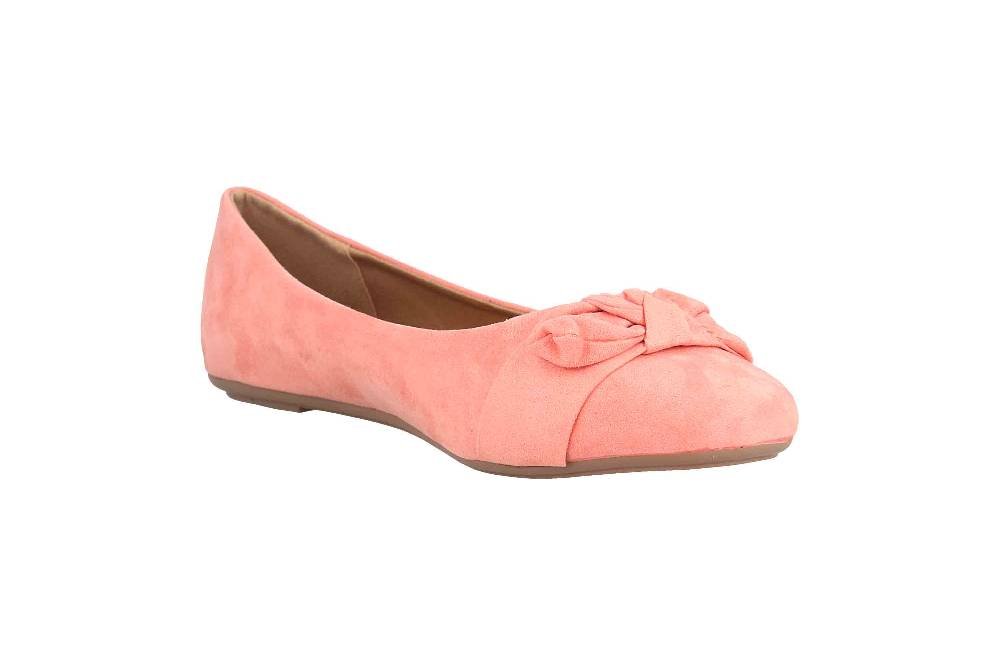 Fitters Footwear Claire Ballerinas in Übergrößen Rosa 2.589647 Coral große Damenschuhe Große Rabatte