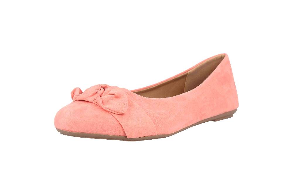 Fitters Footwear Claire Ballerinas in Übergrößen Rosa 2.589647 Coral große Damenschuhe Große Rabatte