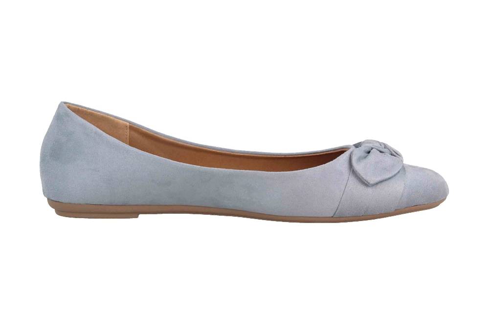Fitters Footwear Claire Ballerinas in Übergrößen Blau 2.589647 Blue große Damenschuhe Neuheiten