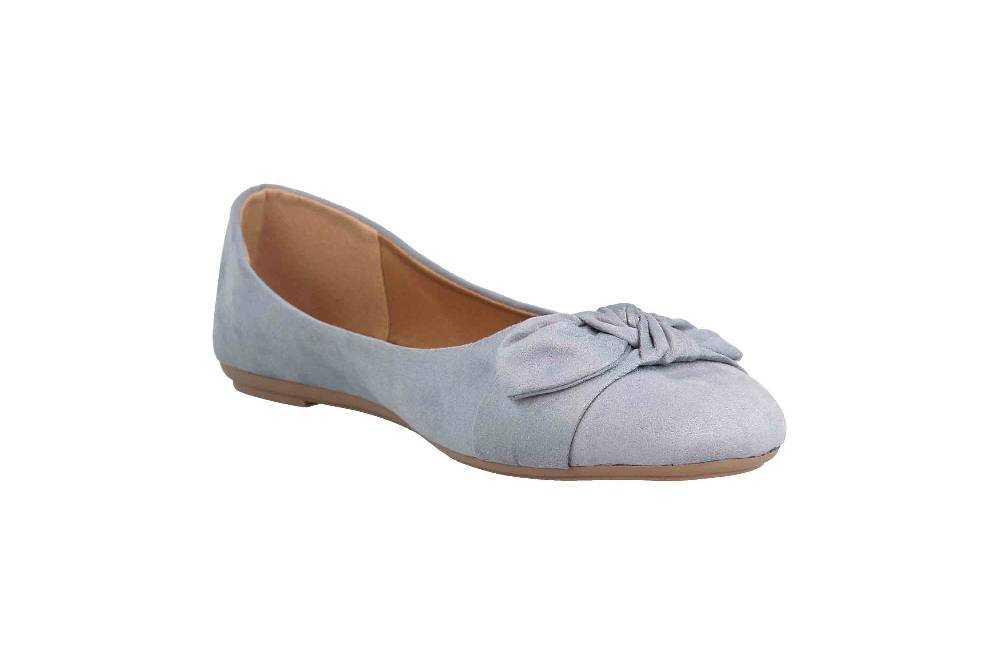 Fitters Footwear Claire Ballerinas in Übergrößen Blau 2.589647 Blue große Damenschuhe Neuheiten