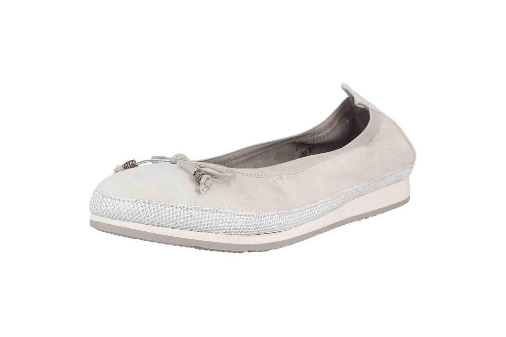 Fitters Footwear Celine Ballerinas in Übergrößen Grau 2.132301 Grey MF große Damenschuhe Bestseller
