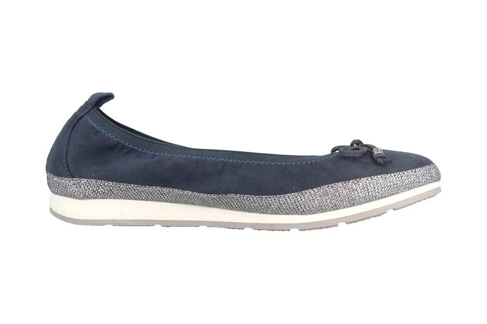 Fitters Footwear Celine Ballerinas in Übergrößen Blau 2.132301 Navy MF große Damenschuhe Saisonale Angebote