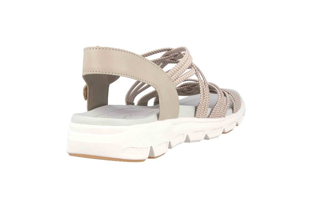 Rieker Evolution Sandalen in Übergrößen Mehrfarbig V8400-60 große Damenschuhe Räumungsverkauf