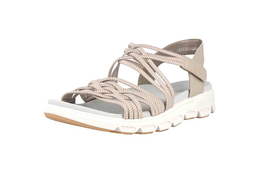 Rieker Evolution Sandalen in Übergrößen Mehrfarbig V8400-60 große Damenschuhe Räumungsverkauf