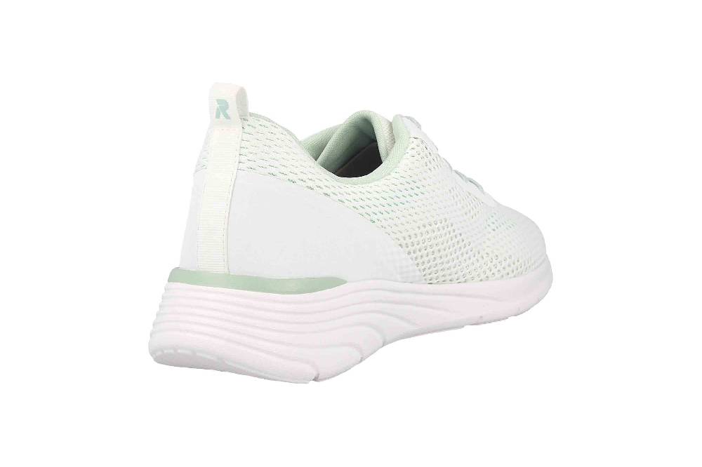 Rieker Evolution Sneaker in Übergrößen Weiß W0401-80 große Damenschuhe Sonderangebote