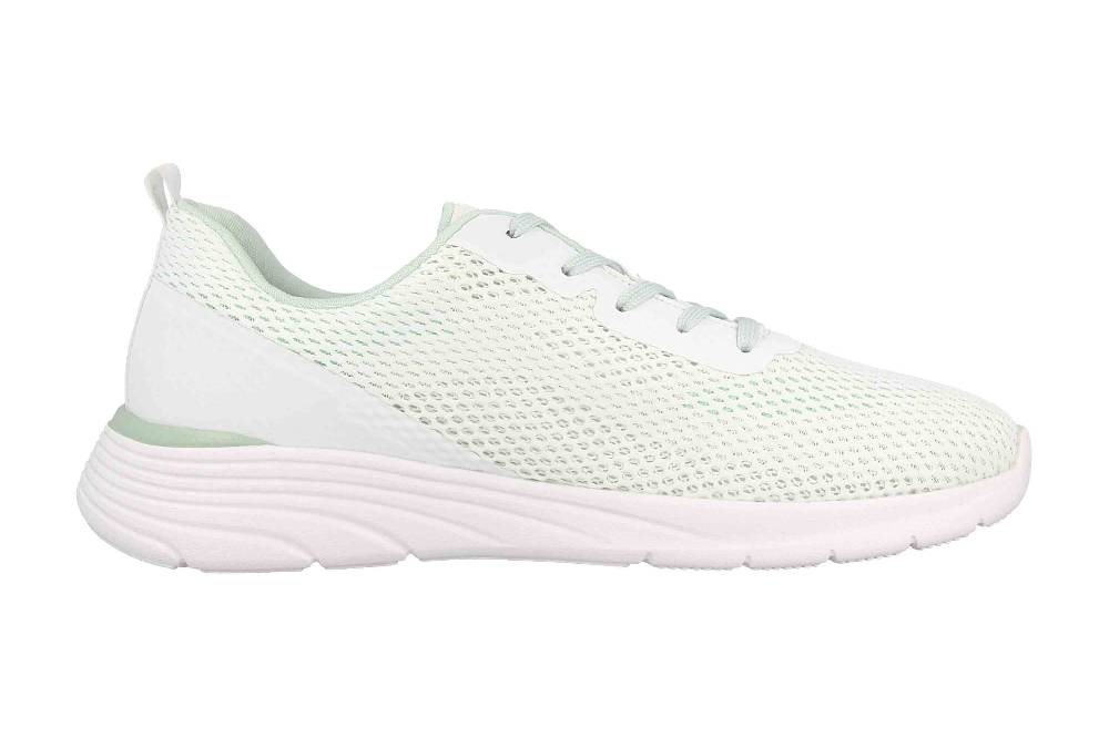 Rieker Evolution Sneaker in Übergrößen Weiß W0401-80 große Damenschuhe Sonderangebote