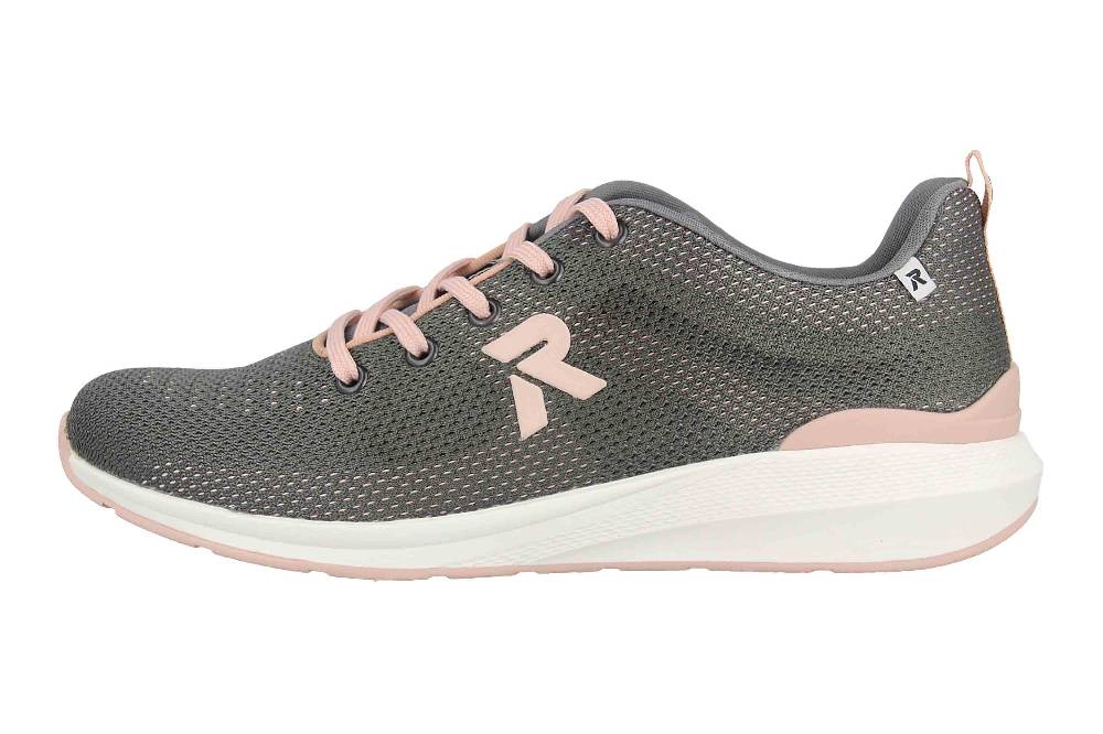 Rieker Evolution Sneaker in Übergrößen Grau 40100-45 große Damenschuhe