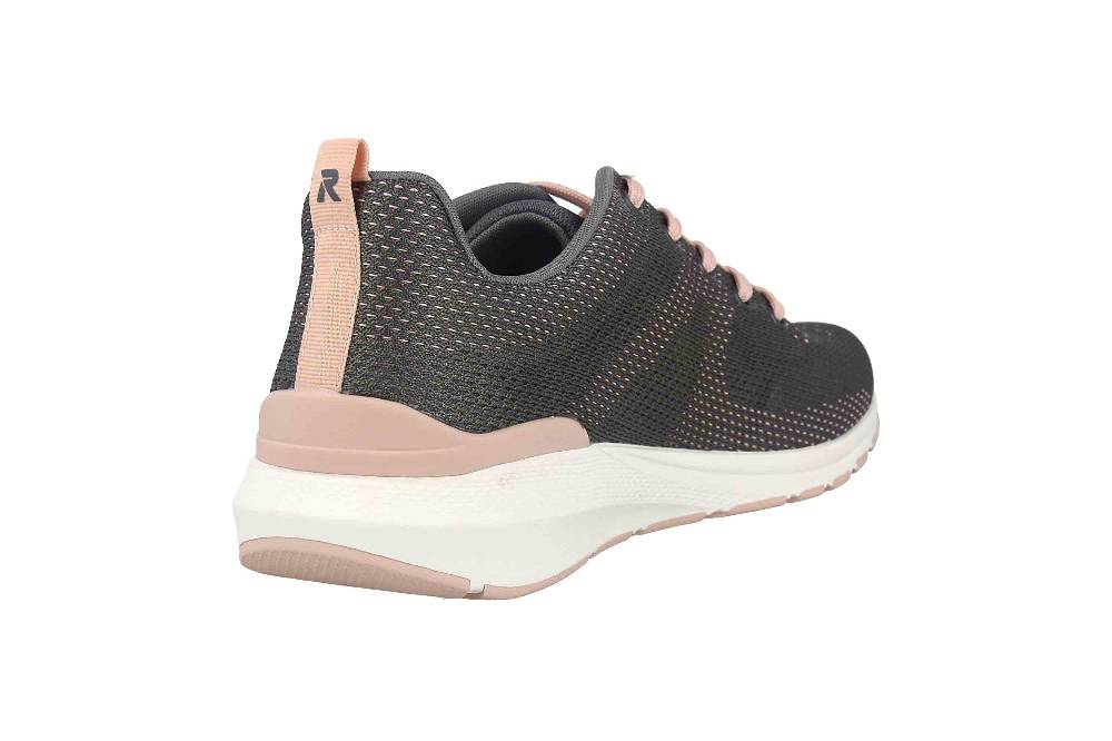 Rieker Evolution Sneaker in Übergrößen Grau 40100-45 große Damenschuhe Tiefpreis