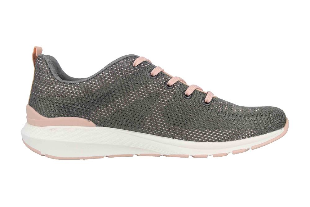 Rieker Evolution Sneaker in Übergrößen Grau 40100-45 große Damenschuhe Tiefpreis