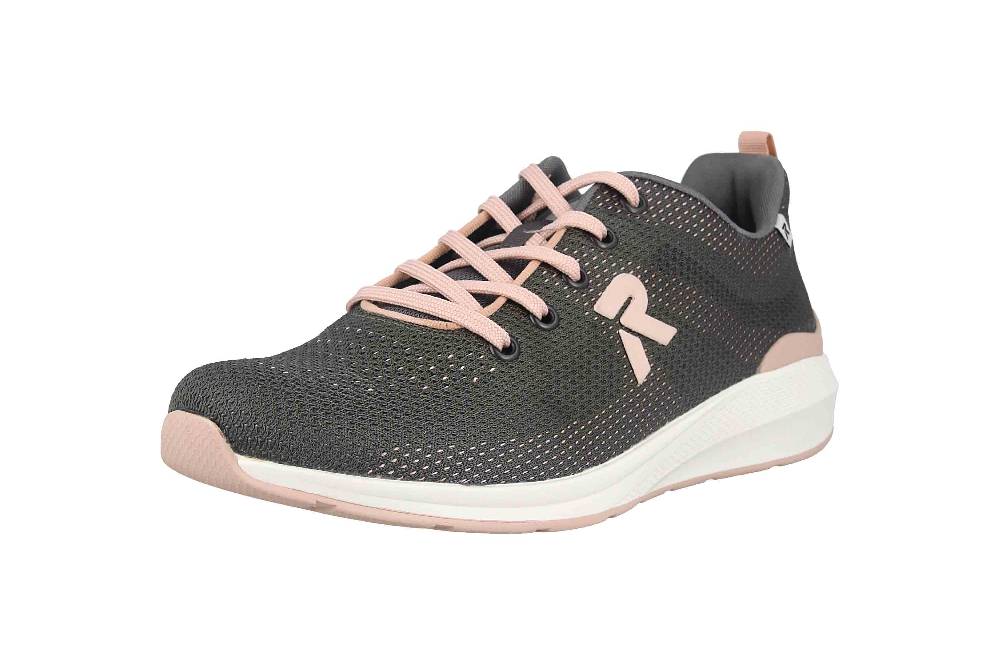 Rieker Evolution Sneaker in Übergrößen Grau 40100-45 große Damenschuhe Tiefpreis