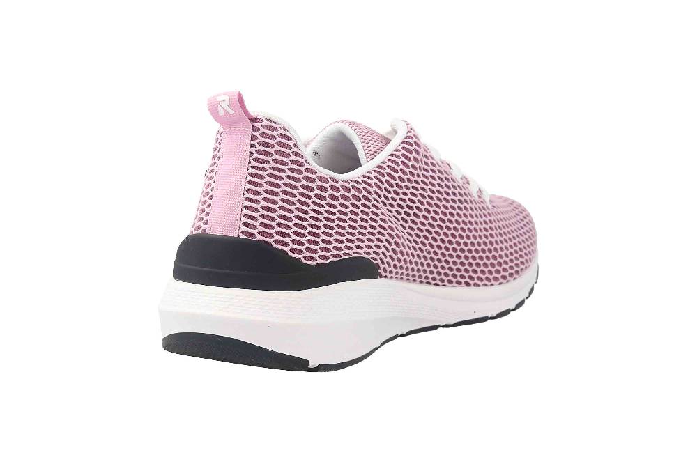 Rieker Evolution Sneaker in Übergrößen Pink 40103-30 große Damenschuhe Super Sparpreis