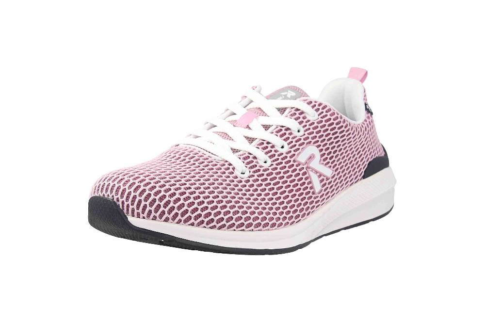 Rieker Evolution Sneaker in Übergrößen Pink 40103-30 große Damenschuhe Super Sparpreis