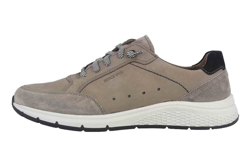 Fretz Men Denny Halbschuhe in Übergrößen Grau 8814.4961-96 große Herrenschuhe Neueste Stile