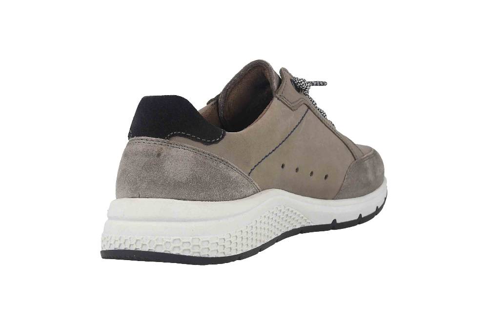 Fretz Men Denny Halbschuhe in Übergrößen Grau 8814.4961-96 große Herrenschuhe Neueste Stile