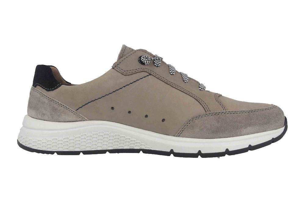 Fretz Men Denny Halbschuhe in Übergrößen Grau 8814.4961-96 große Herrenschuhe Neueste Stile