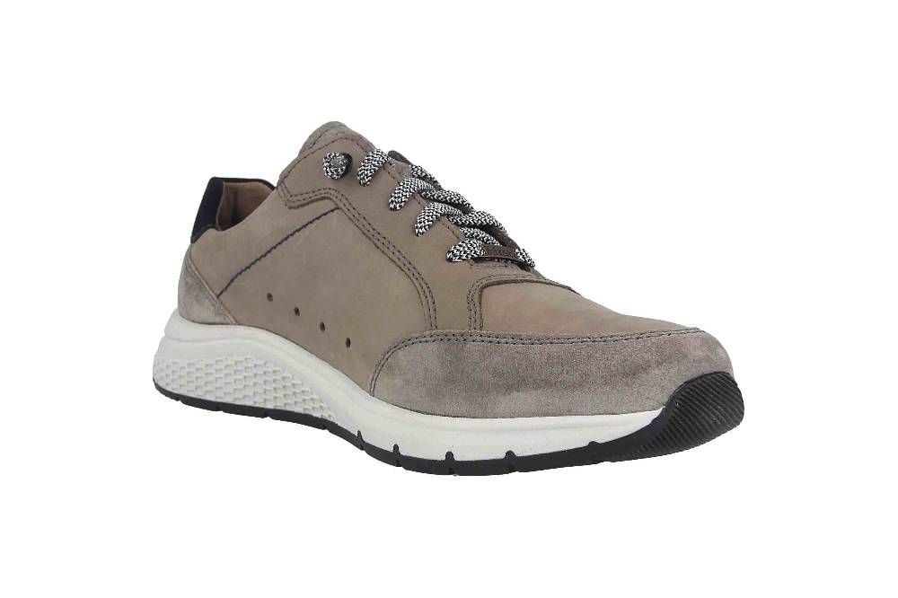 Fretz Men Denny Halbschuhe in Übergrößen Grau 8814.4961-96 große Herrenschuhe Neueste Stile