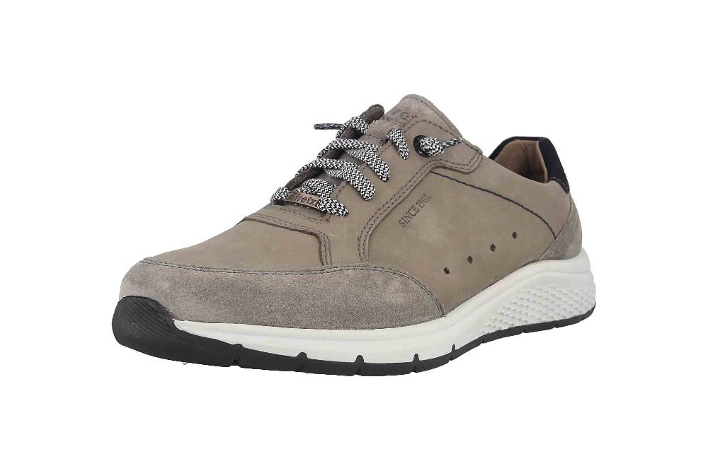 Fretz Men Denny Halbschuhe in Übergrößen Grau 8814.4961-96 große Herrenschuhe Neueste Stile